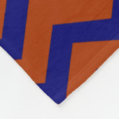 パーソナライズな赤く青い野球 フリースブランケット (角)