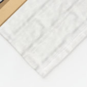 パーソナライズな赤と白のアイスホッケージャージー フリースブランケット (角)