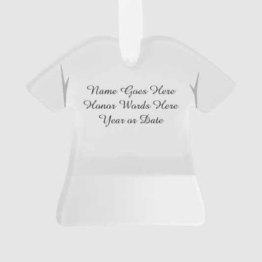 パーソナライズな赤十字の労働者のクリスマスのオーナメント オーナメント (裏面)