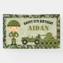 パーソナライズな軍隊/兵士の旗(背景幕) 横断幕