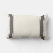 パーソナライズな農家の穀物袋結婚式の日付 ランバークッション (裏面)