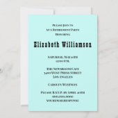 パーソナライズな退職のヴィンテージ新聞人 招待状 (裏面)