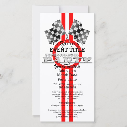 パーソナライズな過給された性能のパーティー (正面)