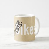 パーソナライズな都市自転車の店 コーヒーマグカップ (正面右)