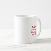 パーソナライズな野球のお母さんのマグ コーヒーマグカップ (正面右)