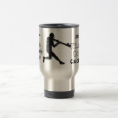 パーソナライズな野球のコーチのギフトのアイディアのコーチのマグ トラベルマグ (中央)