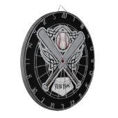 パーソナライズな野球のスポーツ ダーツボード (正面左)