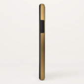 パーソナライズな金ゴールドの金属放射状の質 Case-Mate iPhoneケース (裏面/右)