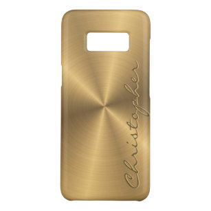 パーソナライズな金ゴールドの金属放射状の質 Case-Mate SAMSUNG GALAXY S8ケース