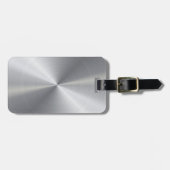 パーソナライズな金属放射状の質2 ラゲッジタグ (正面横)