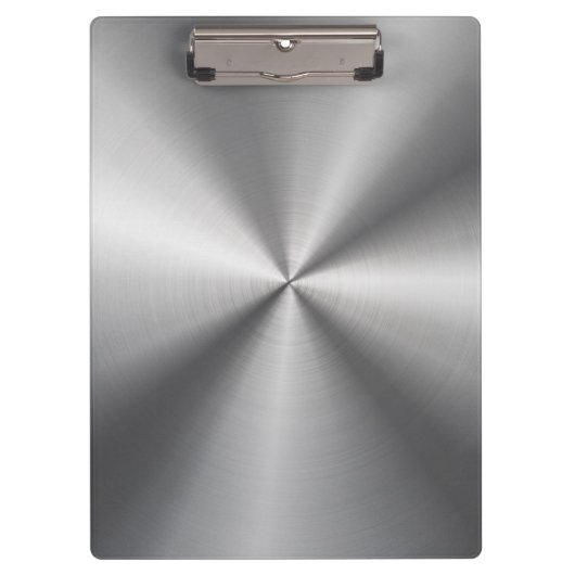パーソナライズな金属放射状の質 クリップボード (正面)