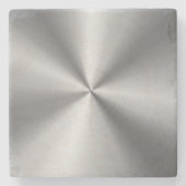 パーソナライズな金属放射状の質 ストーンコースター (正面)