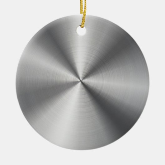 パーソナライズな金属放射状の質 セラミックオーナメント (正面)