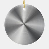 パーソナライズな金属放射状の質 セラミックオーナメント (裏面)