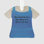 パーソナライズな鉛管工のクリスマスの休日のオーナメント オーナメント (裏面)