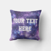 パーソナライズな銀河系の枕 クッション (裏面)
