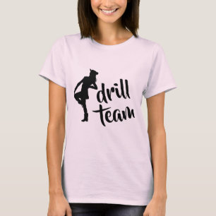 パーソナライズな閲兵行進部隊の女の子 Tシャツ