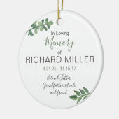 パーソナライズな陶磁器の記念のオーナメント セラミックオーナメント (左)