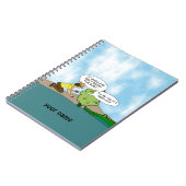 パーソナライズな隠し場所のGeocachingの極度な漫画 ノートブック (左側)