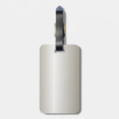 パーソナライズな電話のヴィンテージの病院のナース ラゲッジタグ (裏面縦)