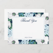 パーソナライズな青い庭のバラはノート感謝していしています ノートカード (正面/裏面)