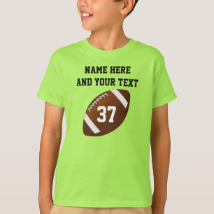 パーソナライズな青年フットボールのJerseys名前、数 Tシャツ