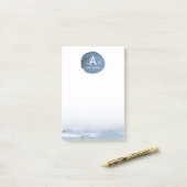 パーソナライズな青海原の汚れ| ポストイット (デスク上)