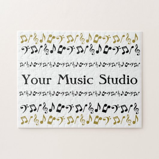 パーソナライズな音楽パズル ジグソーパズル (横)