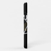 パーソナライズな音楽的な星の金ノート Case-Mate iPhoneケース (裏面/右)