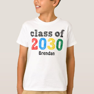 パーソナライズな2030年のクラス Tシャツ
