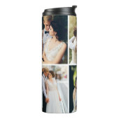 パーソナライズな6つの写真のギャラリー タンブラー (回転左)