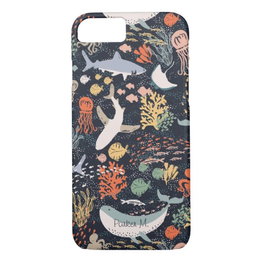 パーソナライズな|の海洋生物 Case-Mate iPhoneケース (裏面)