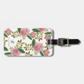 パーソナライズな|の赤面の花束 ラゲッジタグ (正面横)
