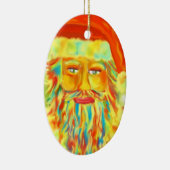 パーソナライズな"カラフルなクロース"のサンタ芸術 セラミックオーナメント (右)