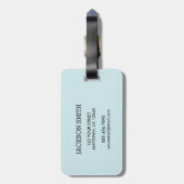 パーソナライズな|カラフルな世界地図の荷物のラベル ラゲッジタグ (裏面縦)