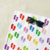 パーソナライズな"ビーチサンダル"のビーチタオル ビーチタオル (インサイチュ)