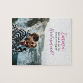 [パーソナライズな]新婦付添人の提案の写真のパズル ジグソーパズル (横)