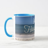 パーソナライズな"私の幸せな場所"のマグ マグカップ (左)