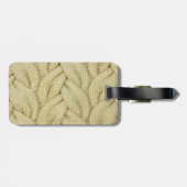 パーソナライズな|編むパターン荷物のラベル ラゲッジタグ (裏面横)