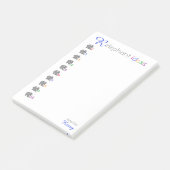 パーソナライズな"RElephant"の創造的なアイディア象 ポストイット (アングル)