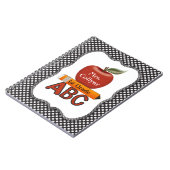 パーソナライズなAppleの赤い先生のジャーナル ノートブック (左側)