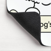 パーソナライズなBichon Frise マウスパッド (コーナー)