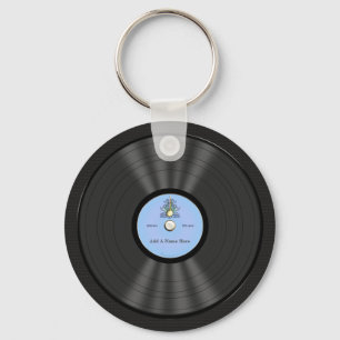 パーソナライズなBluegrassのレコード キーホルダー