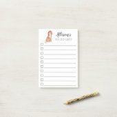 パーソナライズなCavapoo犬リストをするため ポストイット (デスク上)