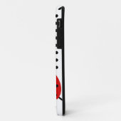 パーソナライズなCutePolkaの点の赤のてんとう虫 Case-Mate iPhoneケース (裏面/左)