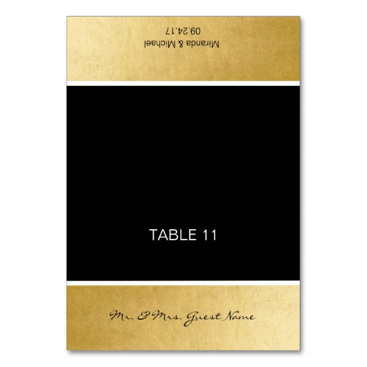 パーソナライズなDIYの結婚式の名前のテーブルの座席表 テーブルナンバー (正面)