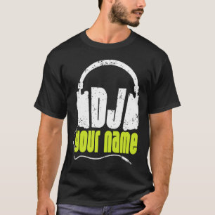 パーソナライズなDJ一流クラブディスクジョッキー音楽mo Tシャツ