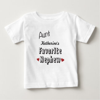 パーソナライズなFavorite Nephew Baby T-Shirt叔母さん ベビーTシャツ