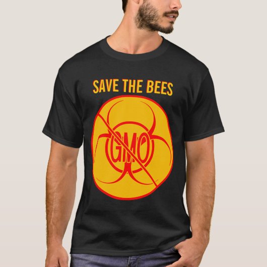 パーソナライズなGMOのワイシャツの生物危険無しGMO Tシャツ (正面)