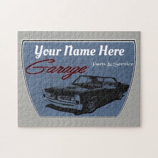 パーソナライズなGTOのガレージ ジグソーパズル (横)